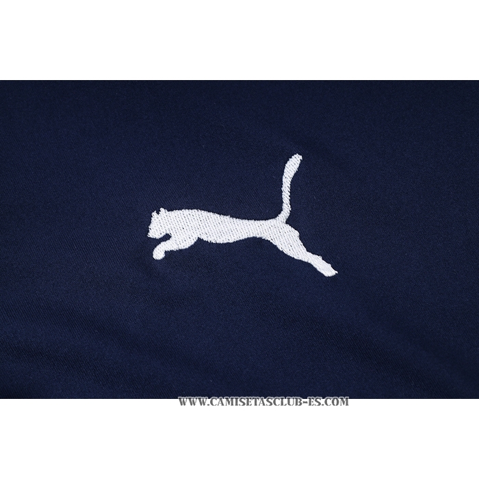 Chandal del Olympique Marsella 22-23 Manga Corta Azul